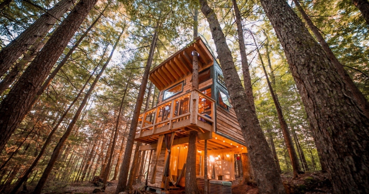 Vermont tree house for rent