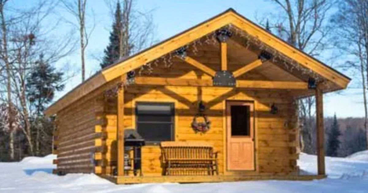 Burke snowmobile cabin